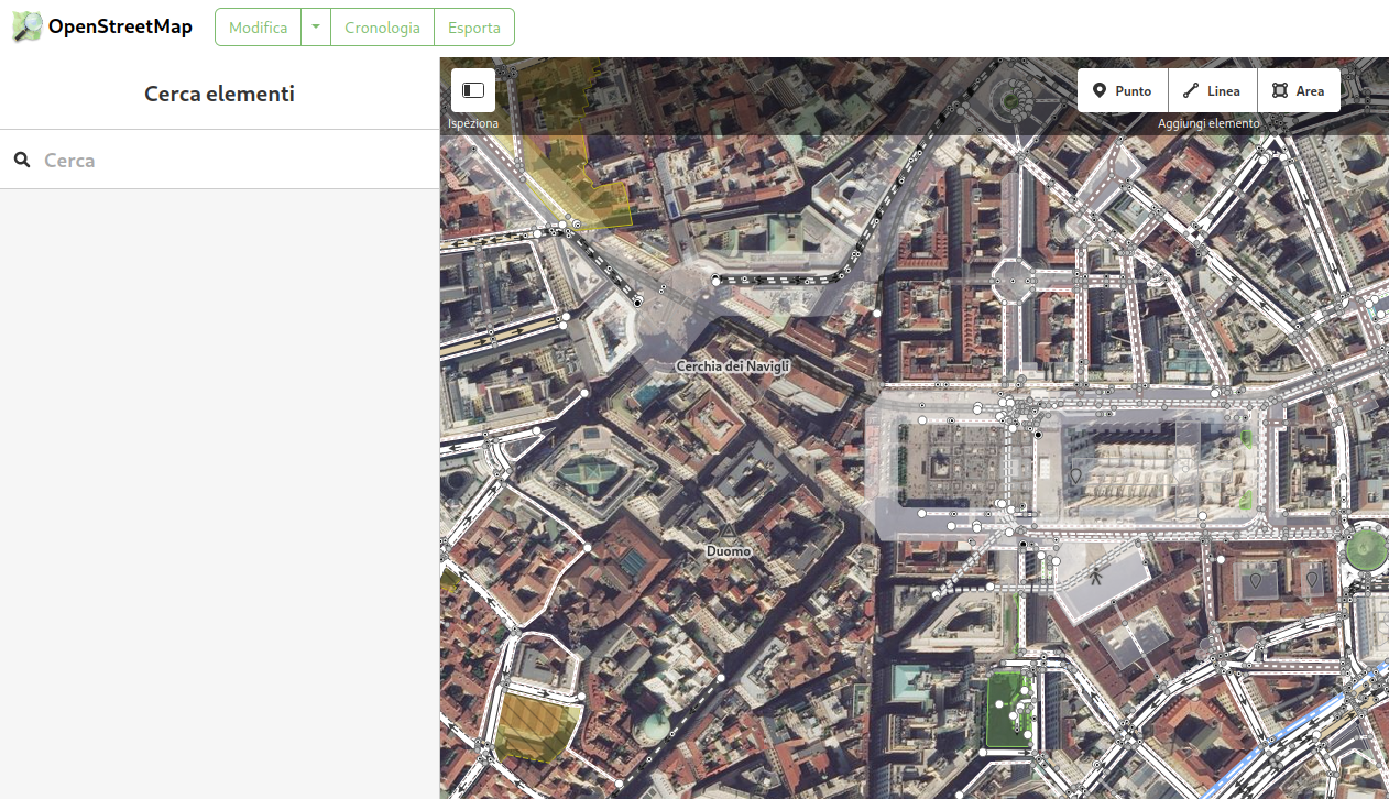 OSM editor